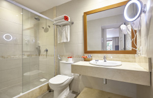 Keep your bathroom not only attractive but also safe for elderly people.