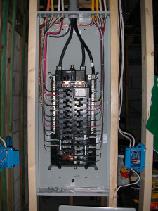 Electrical panel finished